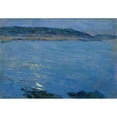 thumbnail image 2 of Max Kurzweil 14x11 Gold Ornate Wood Frame and Double Matted Museum Art Print Titled - Blue Sea Landscape in the Moonlight (1900), 2 of 4