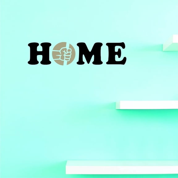 Custom Decals Home Iron Rod Wall Art Size: 8 X 30 Inches Color: Multi