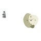 thumbnail image 1 of Reloj de pared con estatua de Guan Yin, decorativo, silencioso, con superficie de tablero de densidad de piedra, forma creativa, ideal para el hogar y, 1 of 8