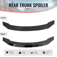 thumbnail image 3 of Ikon Motorsports Trunk Spoiler Fits 2008-2017 Mitsubishi Lancer Sedan 4-Door (EVO X), R Style Gloss Black ABS Plastic Rear Trunk Lid Spoiler Wing Lip, 3 of 7