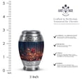 thumbnail image 2 of Butterfly Keepsake Memorial Urn For Adult Human Mom - Flowers Miniature Urn For Human Ashes For Male - Blue Cremation Urns For Adults Female - Pink Small Decorative Urns For Dad - 3 Inch, 2 of 7
