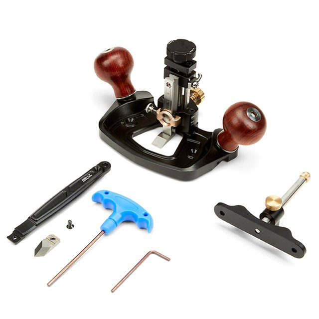 Adjustable Woodworking Plane Rabbet Router Hand Tool Pro Router Plane Die Steel Grooving Plane DIY Wood Trimming Tool