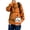 Orange-L, variant on 2023 Spring Autumn Men Long Sleeve Sweater Cartoon Sweatshirt Round Neck Crewneck Pullovers Casual Clothes Knitwear