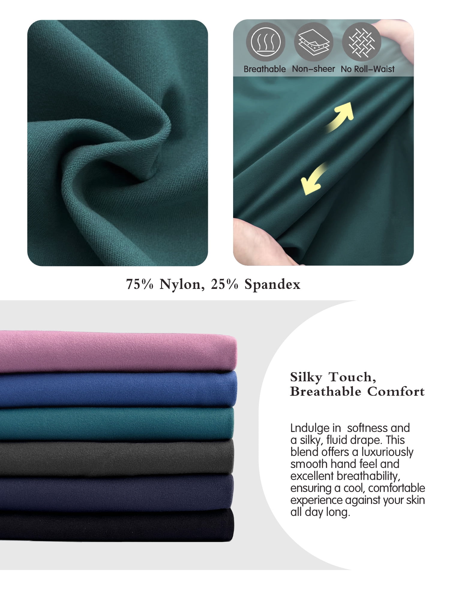 NELEUS ButterSoftFlex Womens Wide Leg Pants Athletic Yoga Legging Casual Sweatpants with Waistband Pocket,Dark Green,US Size M