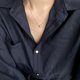 thumbnail image 5 of Collar coreano de plata de ley 925 con diseño de amor para mujer, collar sencillo y versátil, 5 of 5
