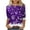 Purple, variant on Womens Clothing 2025 Christmas Autumn Tops for Women,Plus Size Christmas Tops - Steals & ,Christmas Tops for Women Sparkle - Blue XL