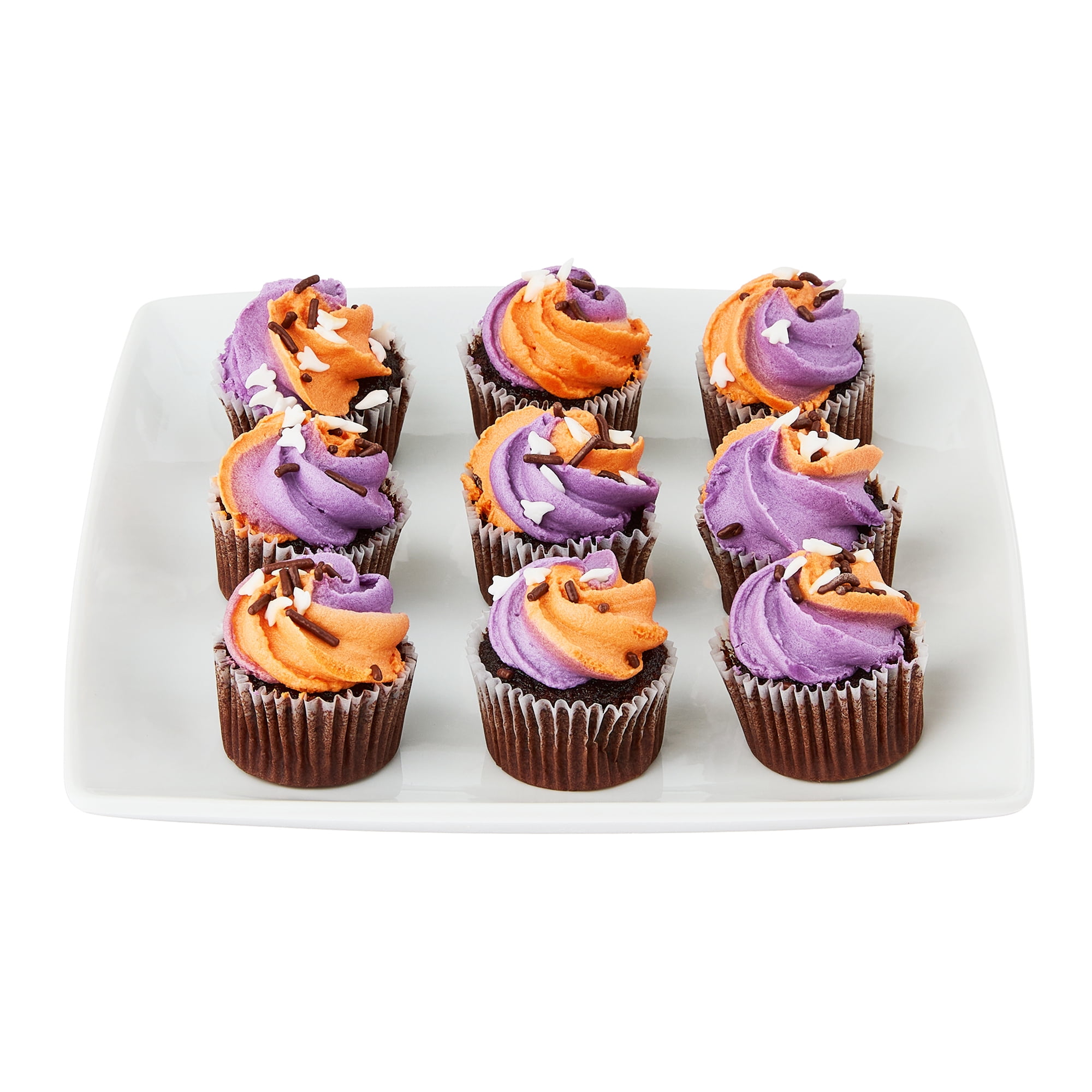 Freshness Guaranteed Halloween Mini Chocolate Cupcakes, 10 oz, 12 Count
