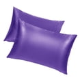 thumbnail image 2 of Funda de almohada de satén de seda artificial 2pcs Funda de almohada para el hogar Funda de almohada para dormir, ZT01-305 Noticed HA003600-01, 2 of 7