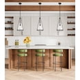 thumbnail image 6 of Nuvo Lighting 60/8256 Valentine 12" Wide Pendant - Black, 6 of 7