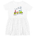 thumbnail image 3 of Inktastic Third Birthday Party Train Girls Toddler Dress, 3 of 5