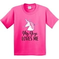 thumbnail image 3 of Inktastic My Gigi Loves Me Unicorn Girls Youth T-Shirt, 3 of 5