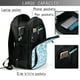 thumbnail image 4 of Balery Blue Snake Mochila con carga USB para hombre y mujer - Mochila impermeable y antirrobo para laptop con puerto USB para viajes, trabajo, 4 of 7