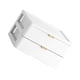 thumbnail image 3 of Desktop Makeup Storage Organizer Drawer Type PP Plastic Box for Cosmetics & Daily Essentials White for Dressing Table & Office Desk, 3 of 3