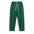 thumbnail image 3 of Sweatpants for Women 2025 Elastic High Waisted Loose Fit Wide Straight Leg Joggers with Pockets Trousers Sweat Pants, 3 of 7