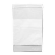 Bags-Zipper W/White Block Panel, 3X5 100/Pack