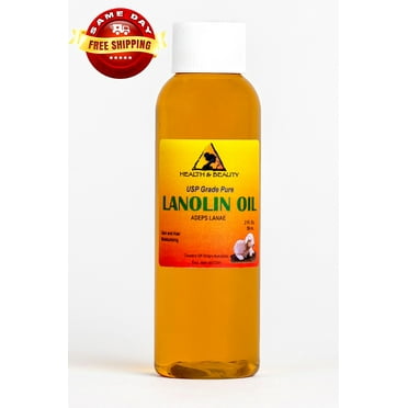 LANOLIN OIL USP GRADE PHARMACEUTICAL SKIN HAIR LIPS MOISTURIZING 100% PURE 2 OZ