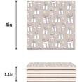 thumbnail image 3 of FMSHPON Merry Christmas Set of 8 Coaster for Drinks, Absorbent Ceramic Stone Coasters Cup Mat with Cork Base for Home Kitchen Room Coffee Table Bar Decor, 3 of 4