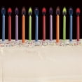 thumbnail image 4 of Multicolor Flame Birthday Candles and Holders, 12ct, Unique, 4 of 5