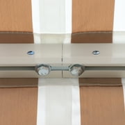 Outsunny 10 x 8 Retractable Awning, Patio Awnings, Sunshade Shelter w/ Manual Crank Handle, UV & Water-Resistant Fabric and Aluminum Frame for Deck, Balcony, Yard, Beige Stripes