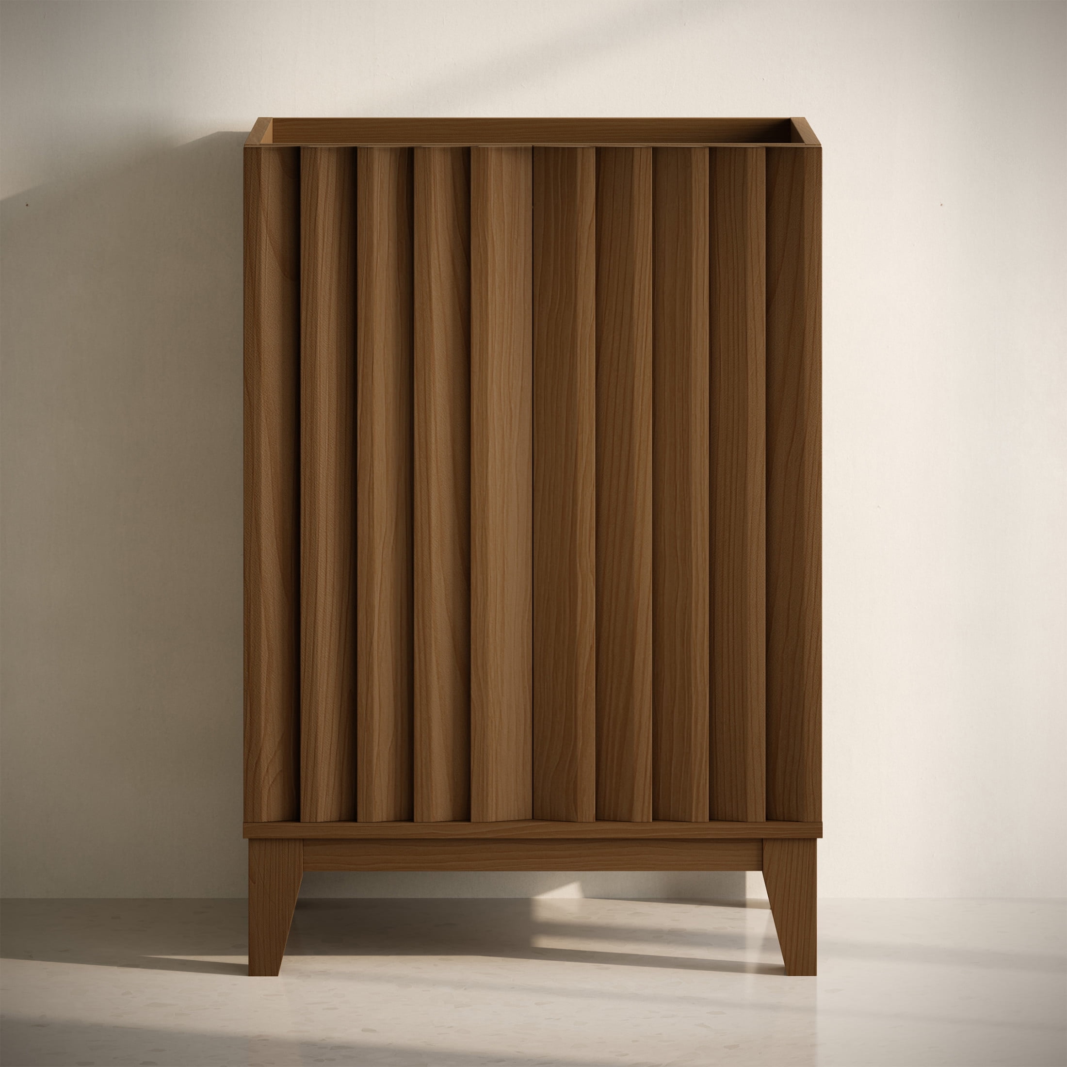 Troyes 24" Freestanding Bathroom Vanity Cabinet without Top in Brown Oak