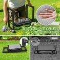 thumbnail image 4 of Garden Kneeler and Seat, 12.7" Wide Folding  Gardening Bench with Handles for Kneeling and Seat, Multifunctional Kneeler Stool for Women Seniors,   ,Gardening Tools Gifts, 4 of 6