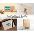 thumbnail image 4 of Printtoo Label for Small Business-100 RectangleCustom VinylPersonalized Labels for Packaging, Bottle, Brand Stickers-Classic Teal Green, 6x4 Inches, 4 of 5