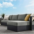 thumbnail image 2 of Tahoe 3-Piece Right-Facing Chaise Sectional Sofa Set in Gray Charcoal, 2 of 8