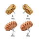 thumbnail image 4 of Scienceny Eliminador de calcomanías Borrador de pegatinas de rueda de goma Multipropósito Instalación práctica de larga duración Disco de 4 Type3 NO3, 4 of 6