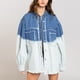 thumbnail image 5 of Chaquetas de mezclilla para mujer Abrigo de invierno de moda Bolsillos casuales Botón Manga larga Sin capucha Tops Chaqueta Abrigo Odeerbi ODB-2, 5 of 9