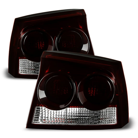 Red Smoke 2009-2010 Dodge Charger SE/SXT/SRT8 Tail Lights Brake Lamps Left Right