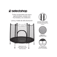 thumbnail image 2 of Trampolín Tucson Infantil Brincolin Niños 55'' Negro Con Red De Seguridad Para Niños Estructura De Acero, 2 of 4