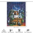 thumbnail image 2 of Goosebumps Shower Curtain Waterproof Polyester Fabric Bathroom Shower Curtain Decorative Set with 12 Hooks, 2 of 7