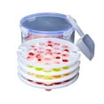 thumbnail image 1 of Dvkptbk Ice Cubes Ice Tray Ice Box Ice Cubes Household Ice Maker Refrigerator Freezer Ice Cubes Box Kitchen Utensils & Gadgets, 1 of 9