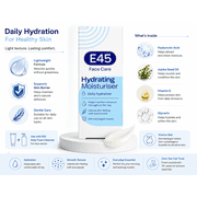 E45 Face Moisturizer Cream for Dry Sensitive Skin Unscented 50 ml 3 Pack