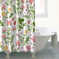 thumbnail image 5 of Waterproof Pioneer Shower Curtain 72x84 Inch Polyester Unique Cute Floral Shower Curtain for Bathroom Hotel Home Decor with 12 Plastic Hooks, 5 of 5