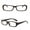 Brown, variant on Reading Glasses Men Women +6.50 +7.00 +7.50 +8.00 Pc Frame Eyeglasses Highly Strength Blue Light Readers