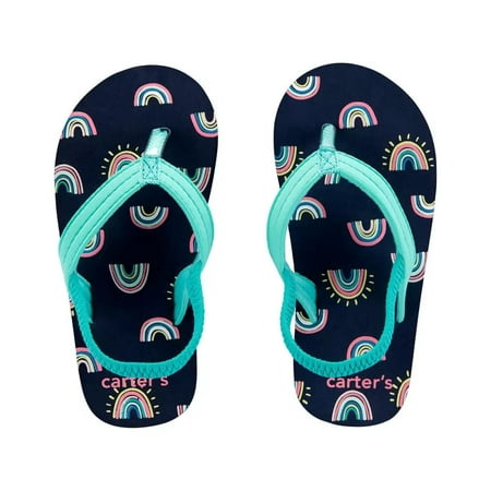 

Carter s Rainbow Flip Flops 7-8