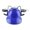 Blue, variant on Soumake Drinking Helmet Adjustable Labor-saving Plastic Novelty Lazy Drinks Helmet Supplies for Home