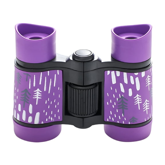 GJX 2026 New Binoculars for Bird Watching Small Binoculars for Adults 4X30 Binoculars Shockproof Rubber Mini Lightweight for Kids Purple