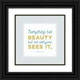thumbnail image 1 of Perrenoud, Aubree 26x26 Black Ornate Wood Framed with Double Matting Museum Art Print Titled - Beauty, 1 of 4