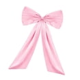 thumbnail image 5 of CarpNettore Large Bow Decor Hanging Ribbon Tie Bow Giant Ribbon Tie Extra Large Satin Ribbon pink, 5 of 8