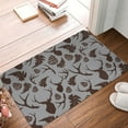 thumbnail image 4 of Yiaed Brown Moose with Pinecones Print Flannel Doormat Mat Outdoor Indoor Door Mats,Welcome Matt Outdoor Front Door Mat Doormat Outdoor Mat Outdoor Mat,16"x24", 4 of 7