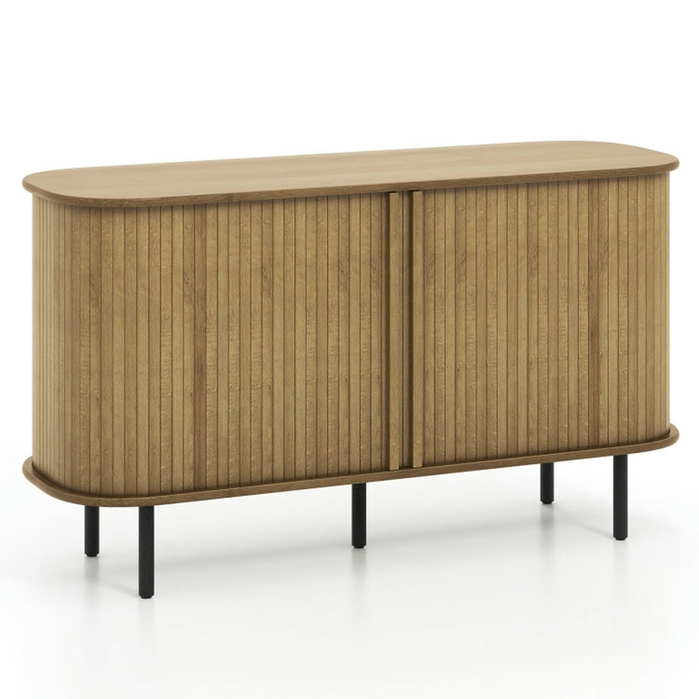 Finihen Kitchen Storage Cabinet, Buffet Sideboard, 47 Inch Sideboard Buffet Cabinet with Adjustable Shelves for Kitchen Dining Room Living Room Entryway, for Kitchen, Living Room, Oak Finihen Kitchen Storage Cabinet, Buffet Sideboard, 47 Inch Sideboard Buffet Cabinet with Adjustable Shelves for Kitchen Dining Room Living Room Entryway, for Kitchen, Living Room, Oak