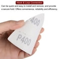 thumbnail image 5 of Uxcell 120 Packs 400 Grits 80mm Aluminum Oxide Triangular Hook & Loop Sandpapers Sanding Pads, 5 of 6