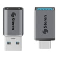 thumbnail image 1 of Adaptador  USB C a A 3.0 y USB A 3.0 a USB C Steren WMS-5405, 1 of 4