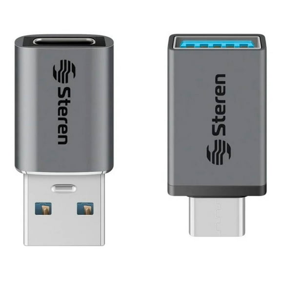 Adaptador  USB C a A 3.0 y USB A 3.0 a USB C Steren WMS-5405