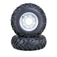thumbnail image 2 of WANDA 25x8-12 Solid Mud ATV Tire & wheel with 4-156 PCD 4+3 Silver Wheel,SET 2, 2 of 3
