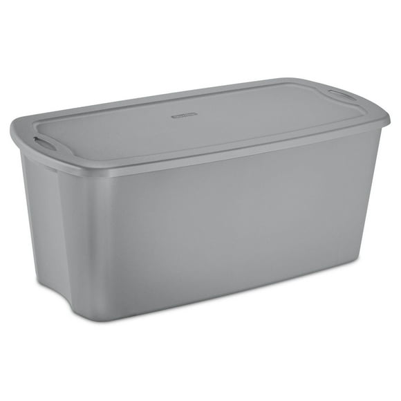 Sterilite189 L Tote Box Titanium, 189L