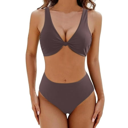 Women s Sexy Hollow Patchwork Plus Size Womens Bathing Suit Shorts Split Swimsuit Suit Bikini Womens Swim Bra Tops Ladies Swimsuits with Skirt Plus Size Bathing Suits Women with Underwire BW2 S