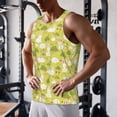 thumbnail image 5 of Fotbe Easter Bunny Pattern Men's Quick Dry Workout Tank Top Gym Muscle Tee Fitness Bodybuilding Sleeveless T Shirt Breathable Workout Shirt-4X-Large, 5 of 9